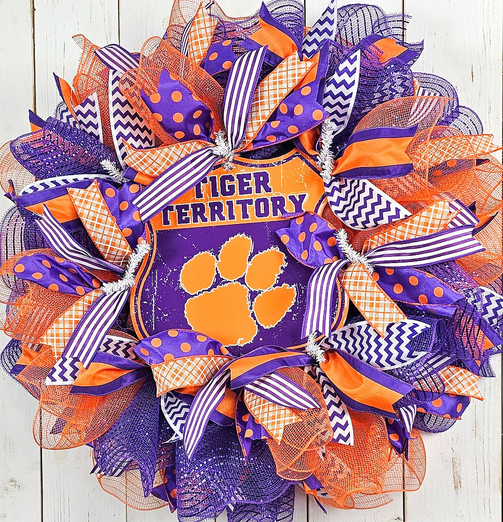 Thumbnail: Clemson Tigers Wreath