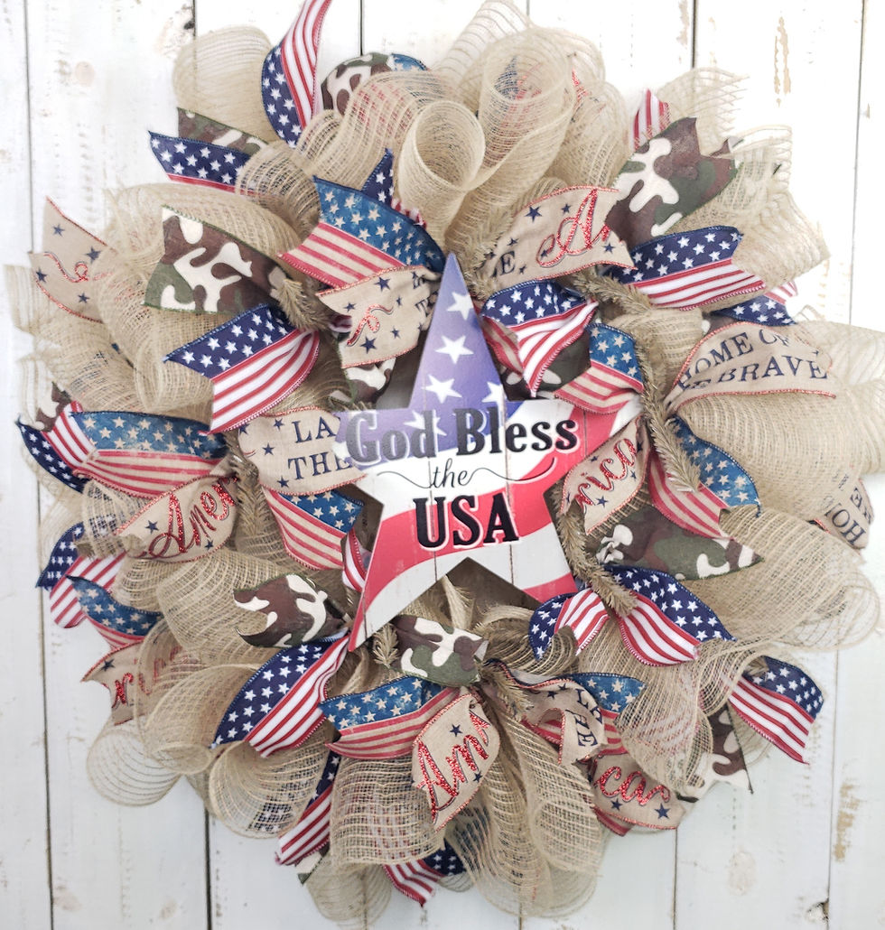 Thumbnail: God Bless the USA Wreath 