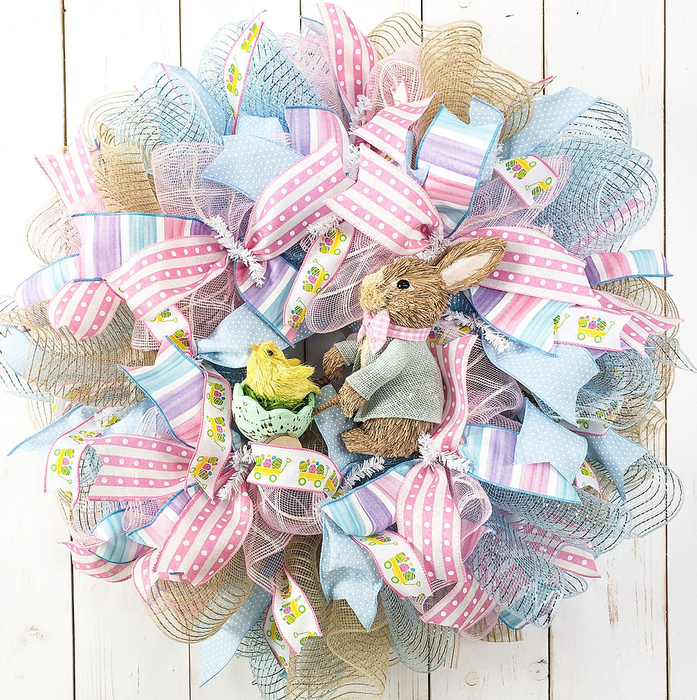 Thumbnail: Bunny and Chick Spring Wreath