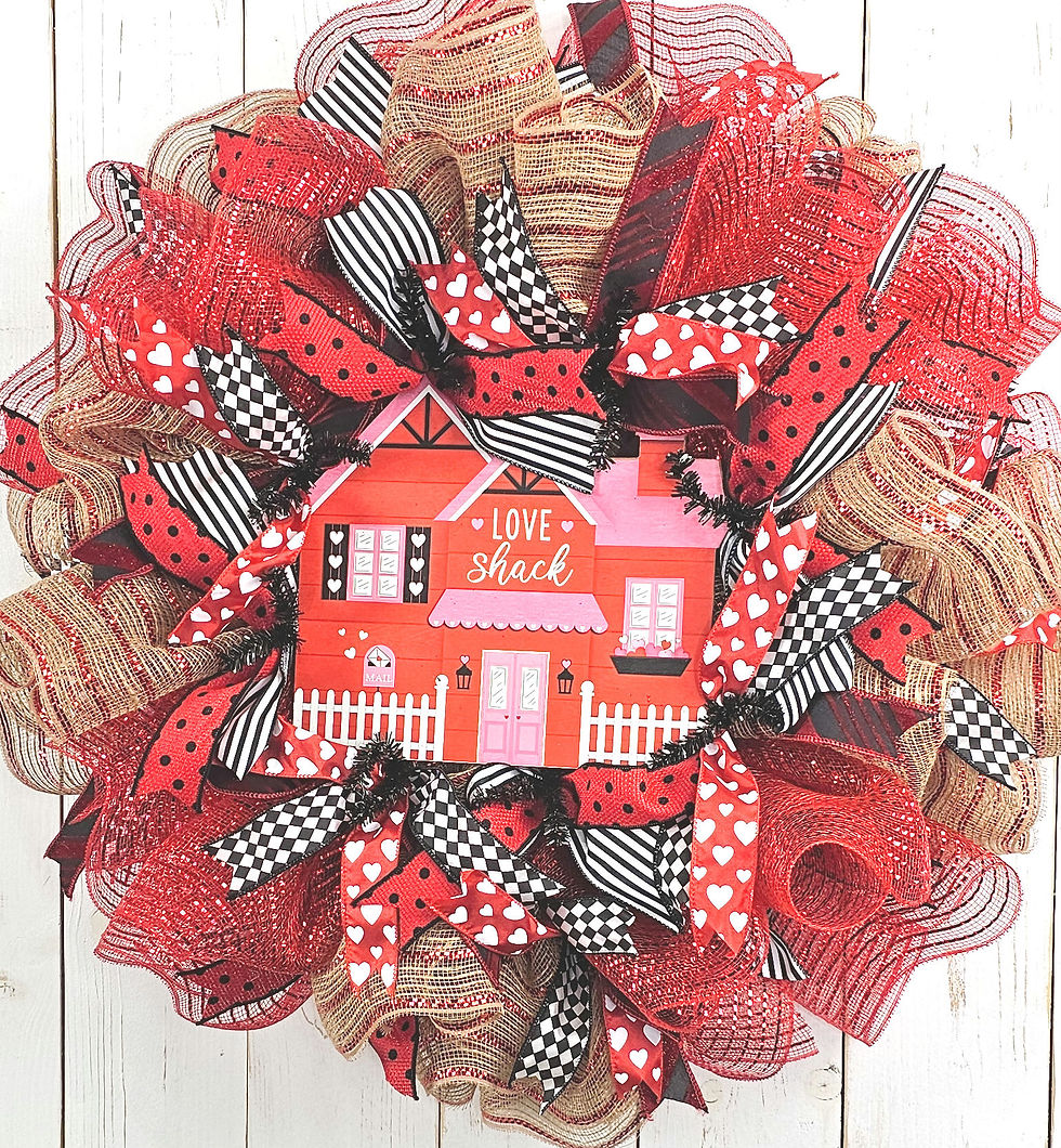 Thumbnail: Love Shack Valentine's Day Wreath | Valentine's Day Wreath | Valentine's Day 