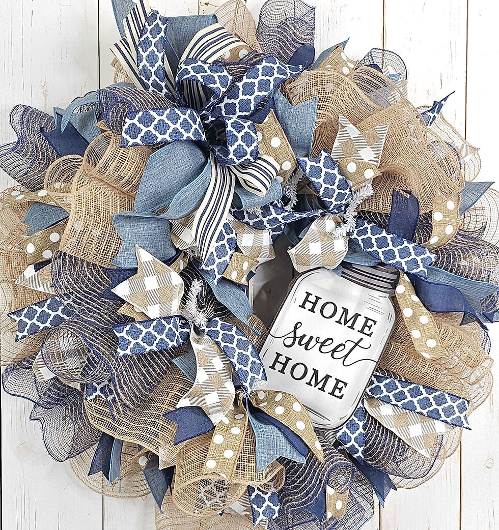 Thumbnail: Home Sweet Home Front Door Wreath
