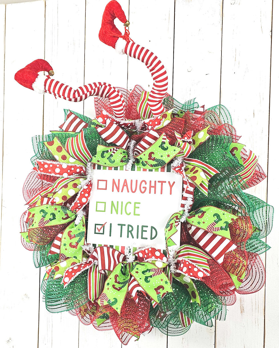 Thumbnail: Naughty, Nice, I tried Holiday Wreath