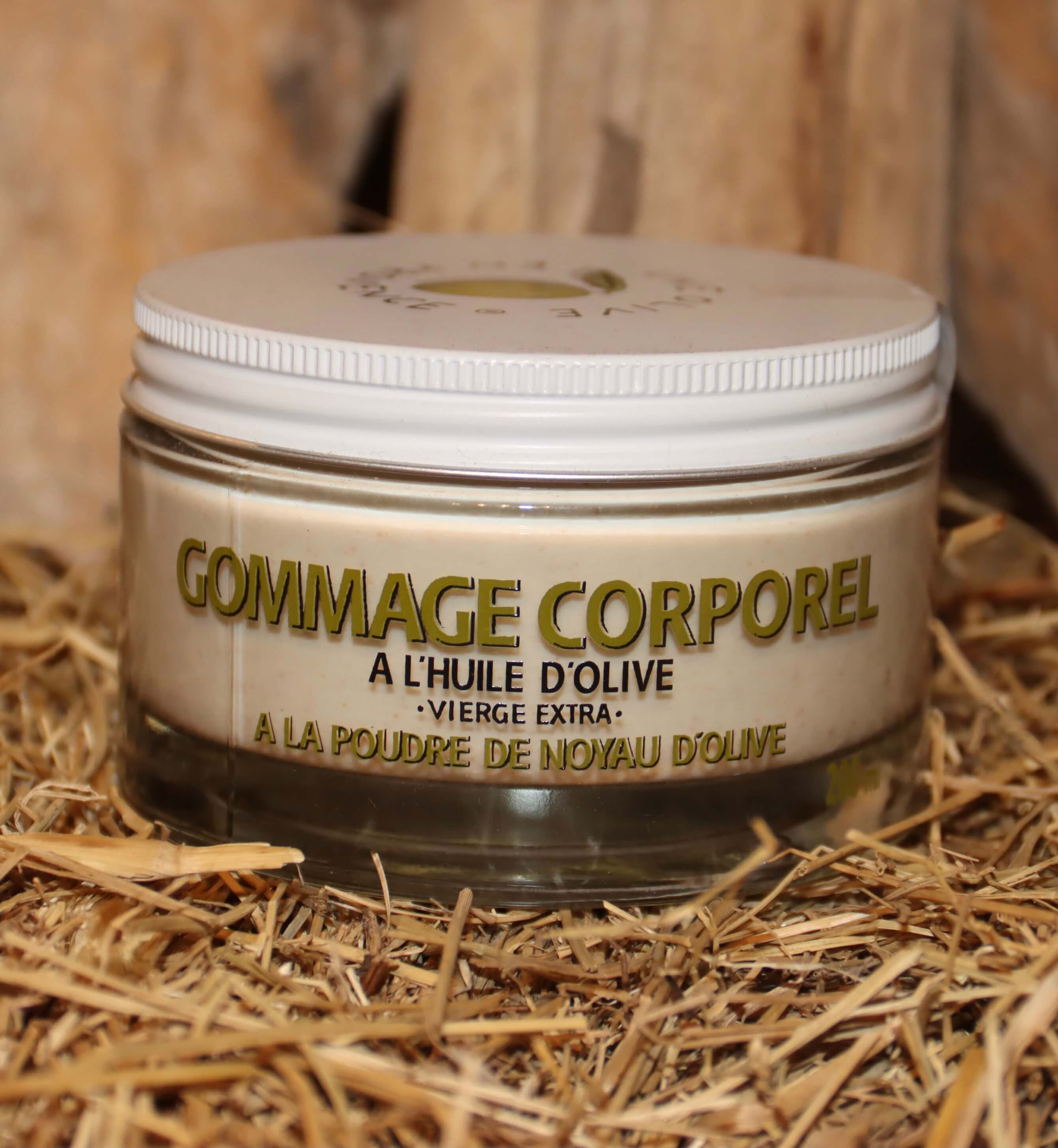 Gommage corps à l'huile d'olives