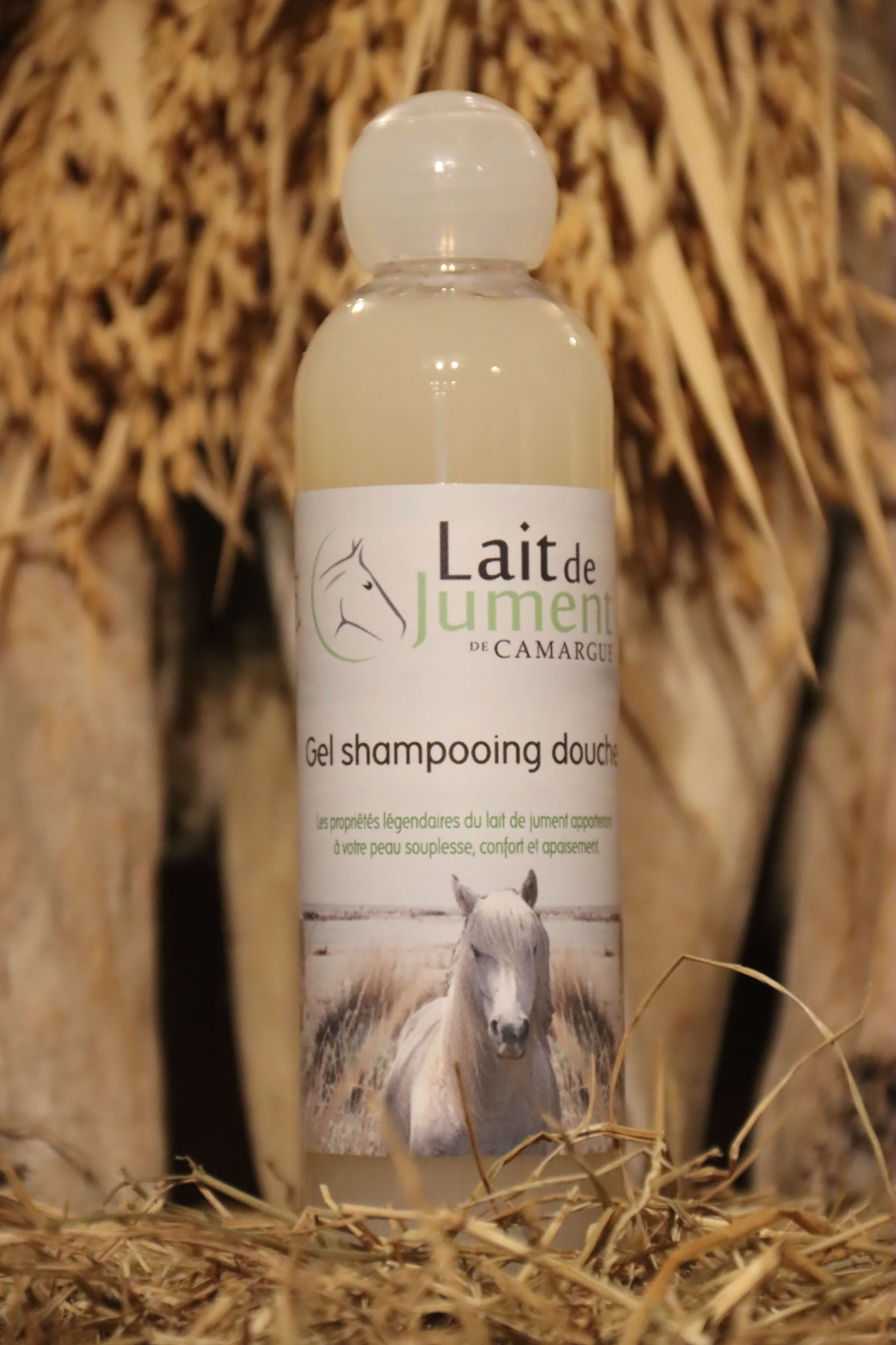 Gel shampooing au lait de jument
