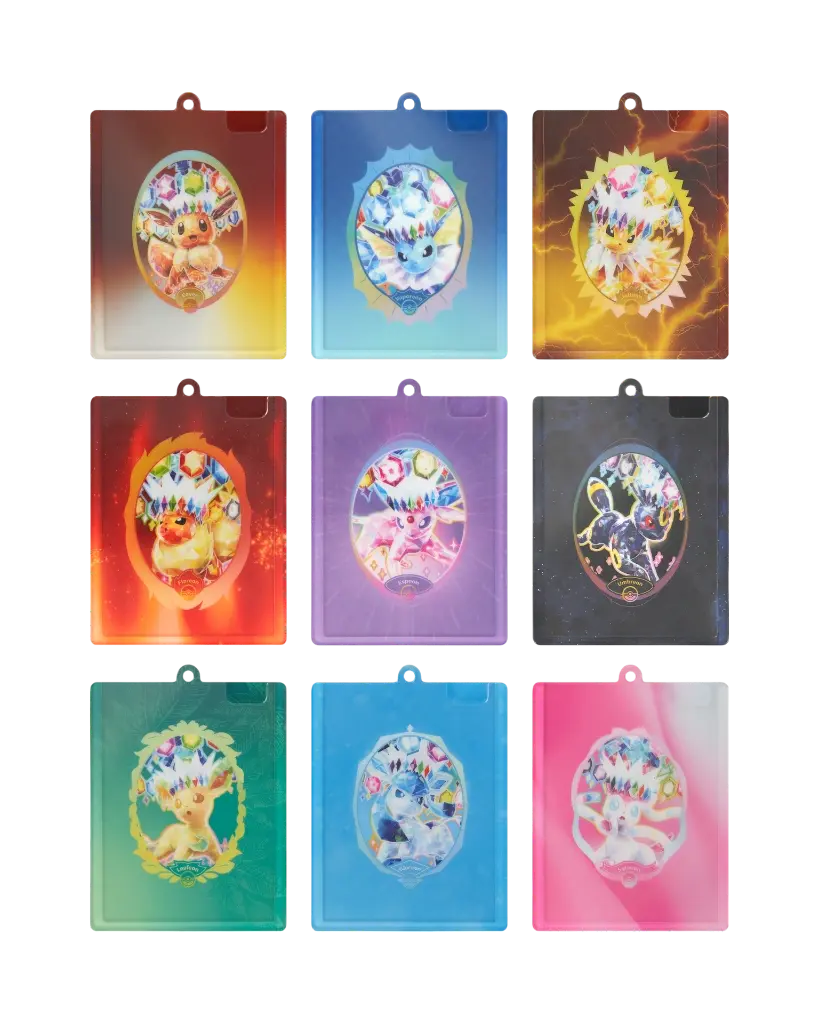 Thumbnail: Pokémon TCG: Terastal Gathering Quicksand Card Display Keychain - Chinese
