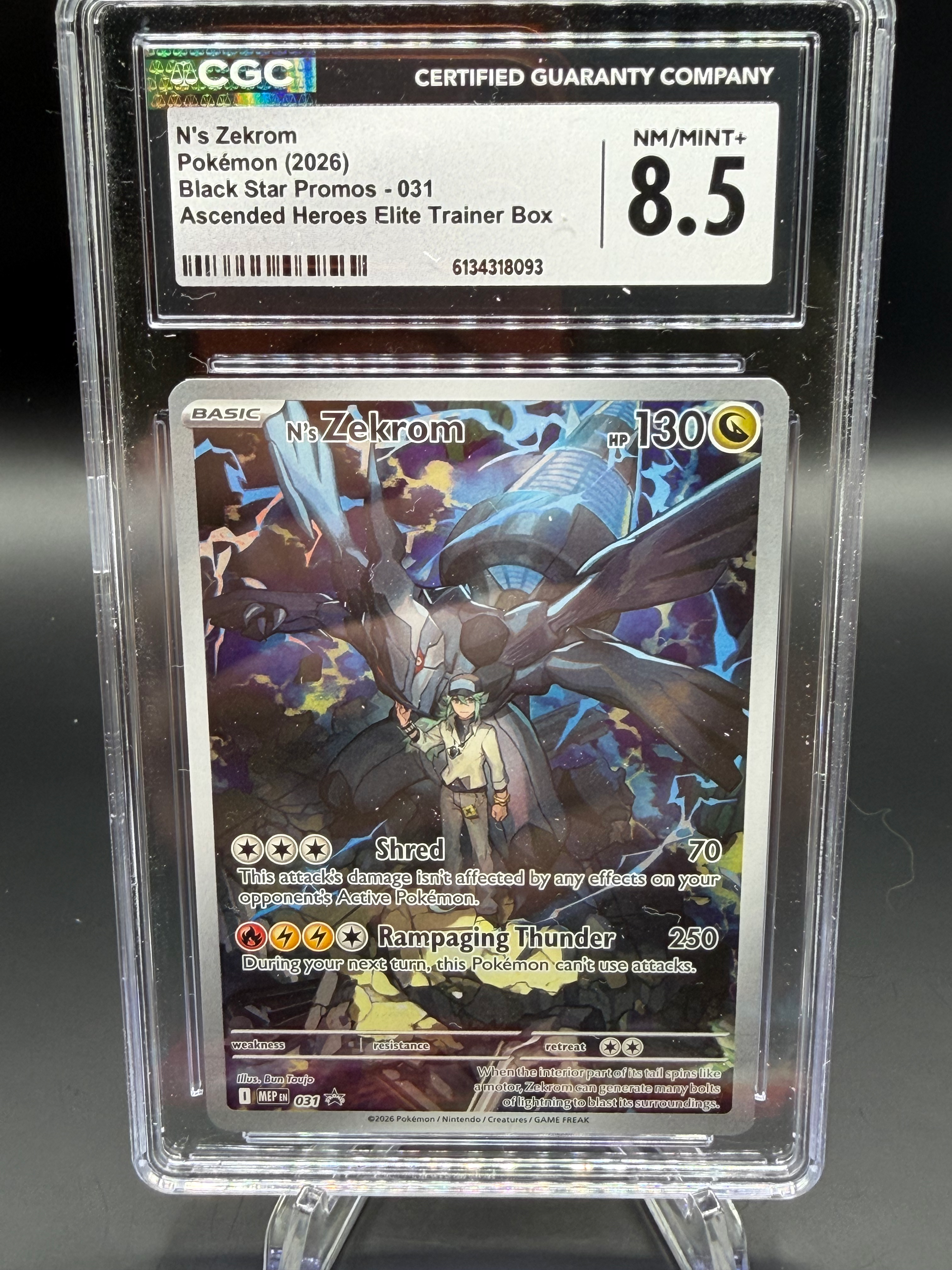 Zekrom 031 Promo - CGC 8.5 -