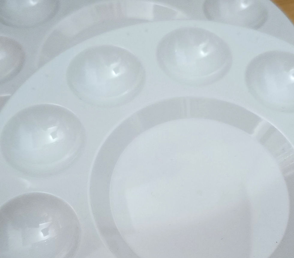 Miniatura: Paleta de pintura (huevera)