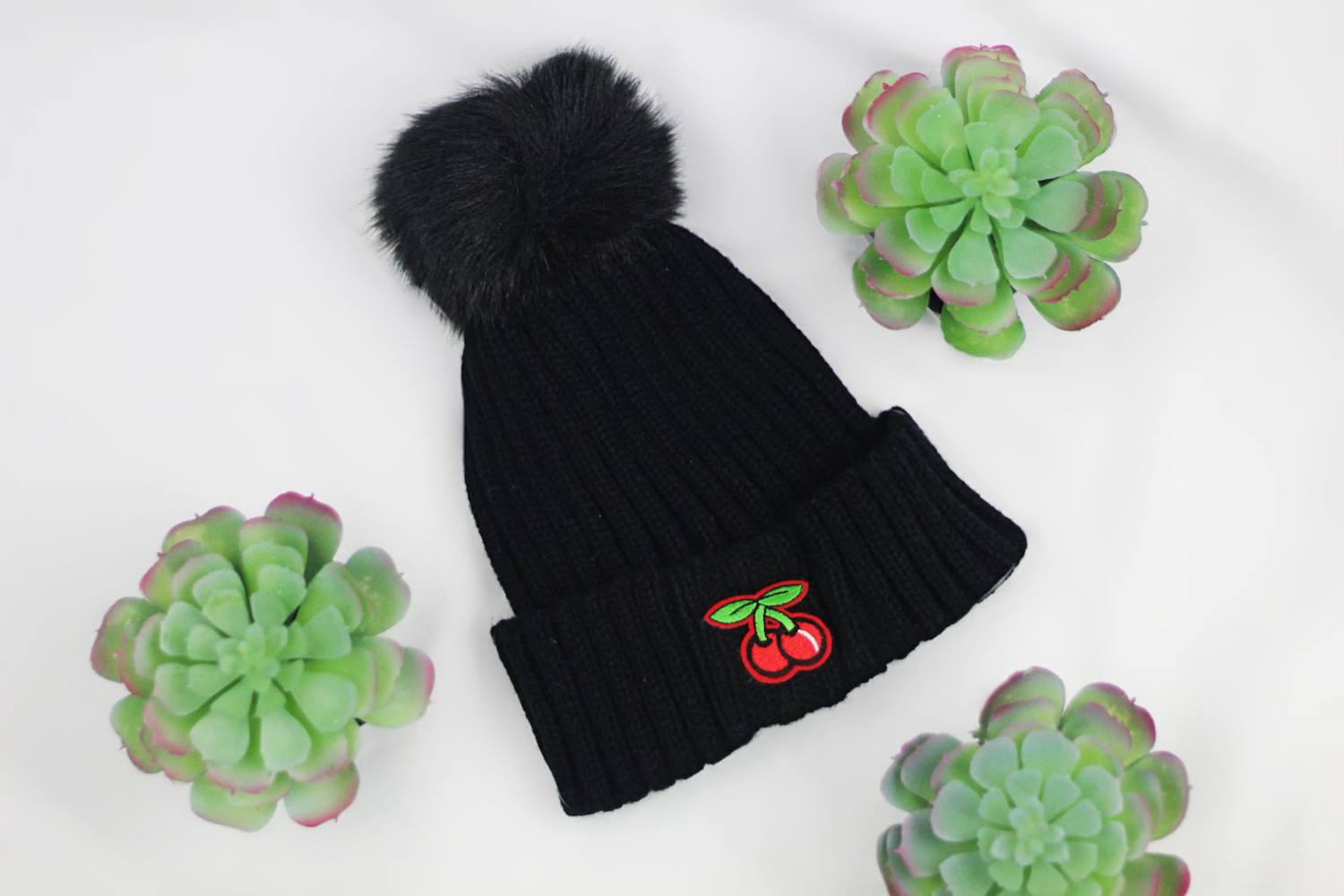 Cherry Beanie 