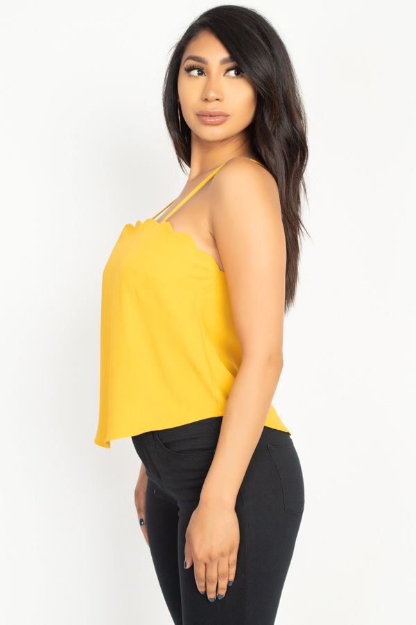 Thumbnail: Scallop Opening Cami Top