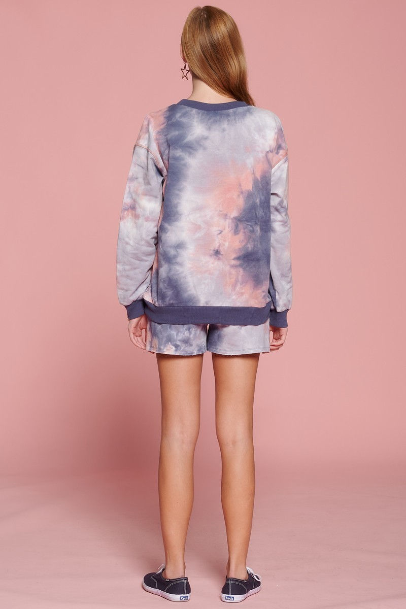 Thumbnail: Tie-dye Printed Jersey Shorts