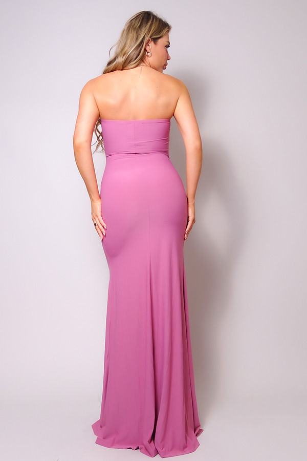 Thumbnail: Strapless Sweetheart Maxi Dress