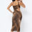 Thumbnail: Animal Print Midi Dress With Strap