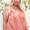 Thumbnail: Front Surplice Pleats Back Shirring Solid Cami Top