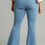 Thumbnail: High Rise Stretch Denim Wide Leg Flare Jeans