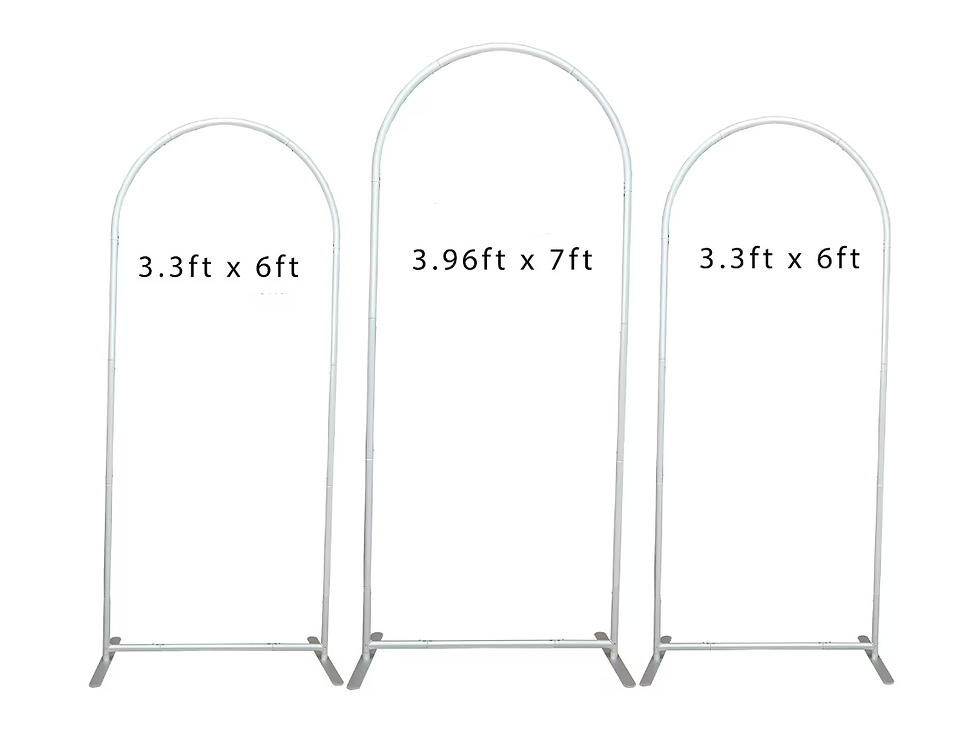 Thumbnail: CHIARA ARCH KIT 6FT SILVER METAL 2