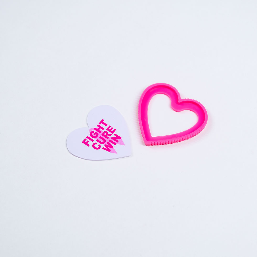 Thumbnail: Pink Awareness Ribbon Shirt Clips