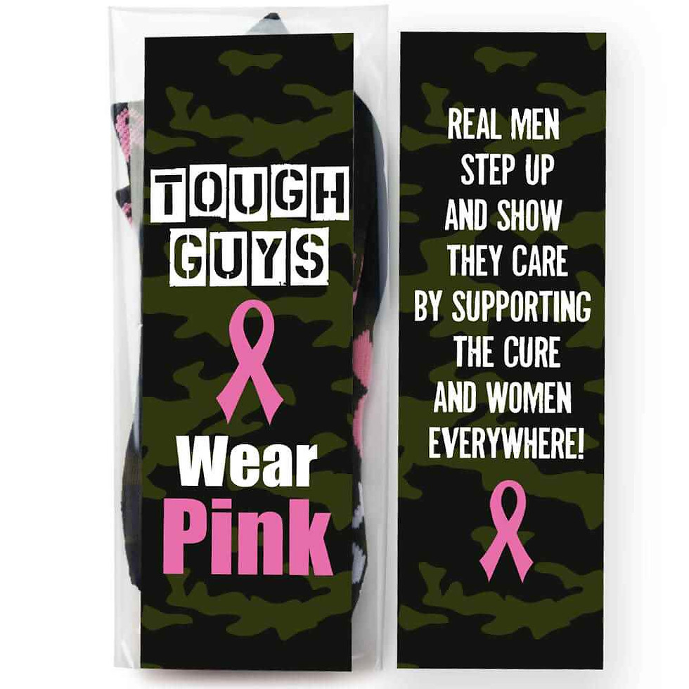 Thumbnail: Tough Guys Wear Pink Baseball Cap & Socks Combo