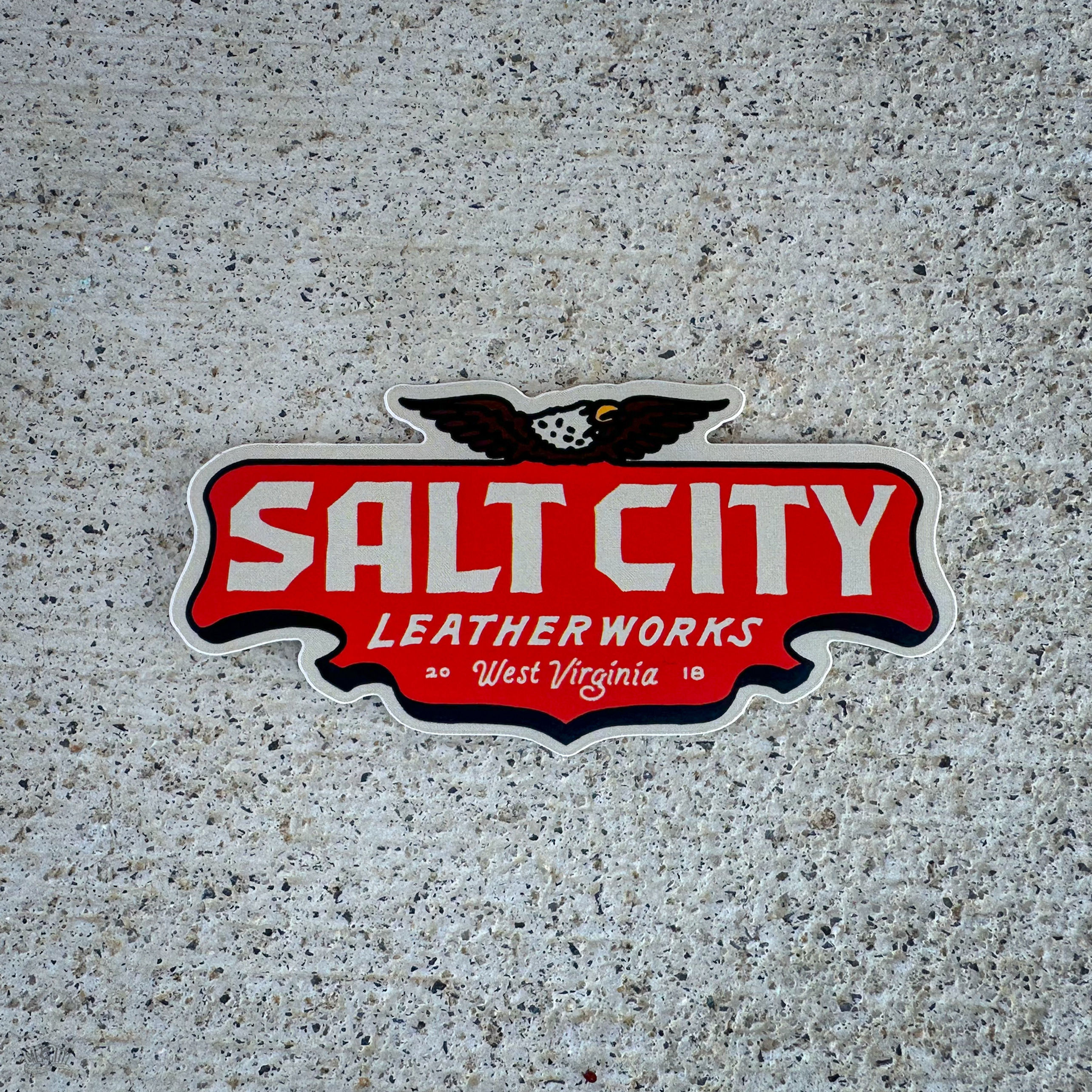 Salt City Leatherworks Eagle Sticker