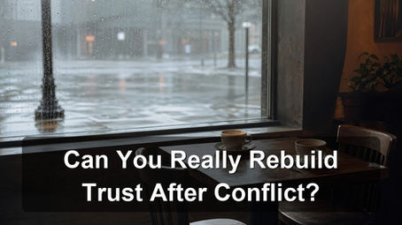 Can You Really Rebuild Trust After Conflict?