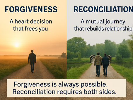 What is the Difference Between Forgiveness and Reconciliation