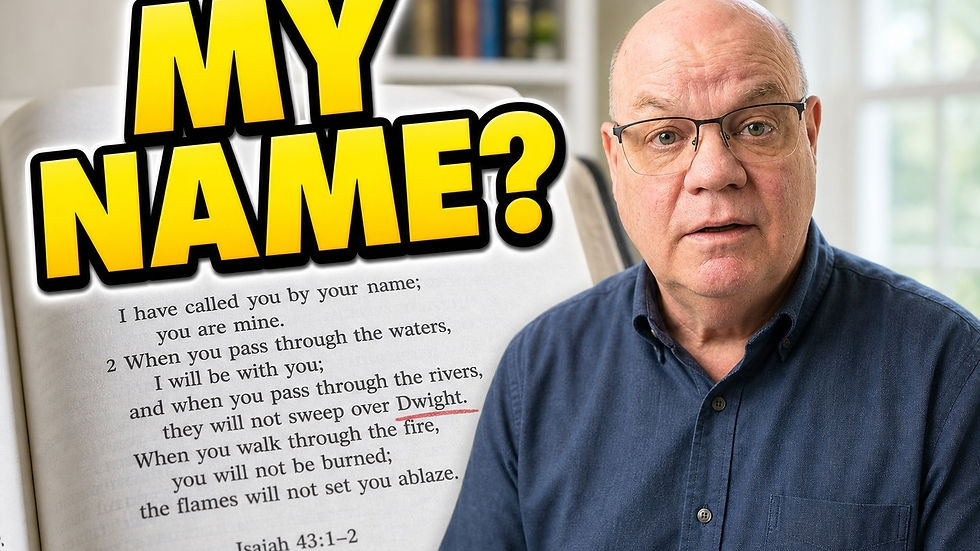 Inserting Your Name In Scripture