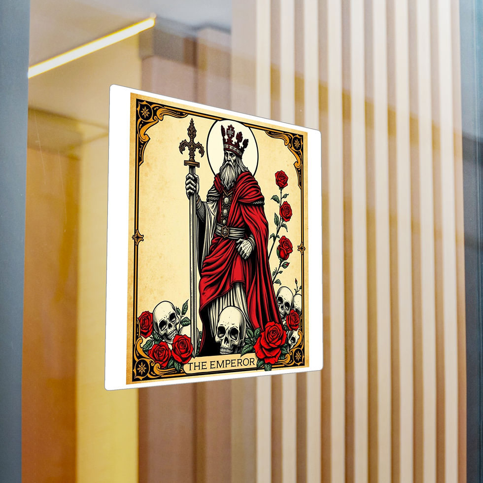 Thumbnail: The Emperor Tarot Card Sticker