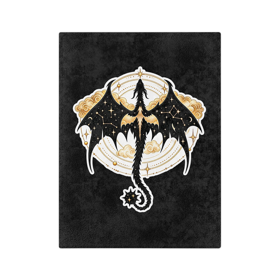 Thumbnail: Fourth Wing Inspired Tairn & Andarna Blanket