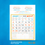 Thumbnail: 15 x 20 | Art Paper Multi-Color Finished Calendar