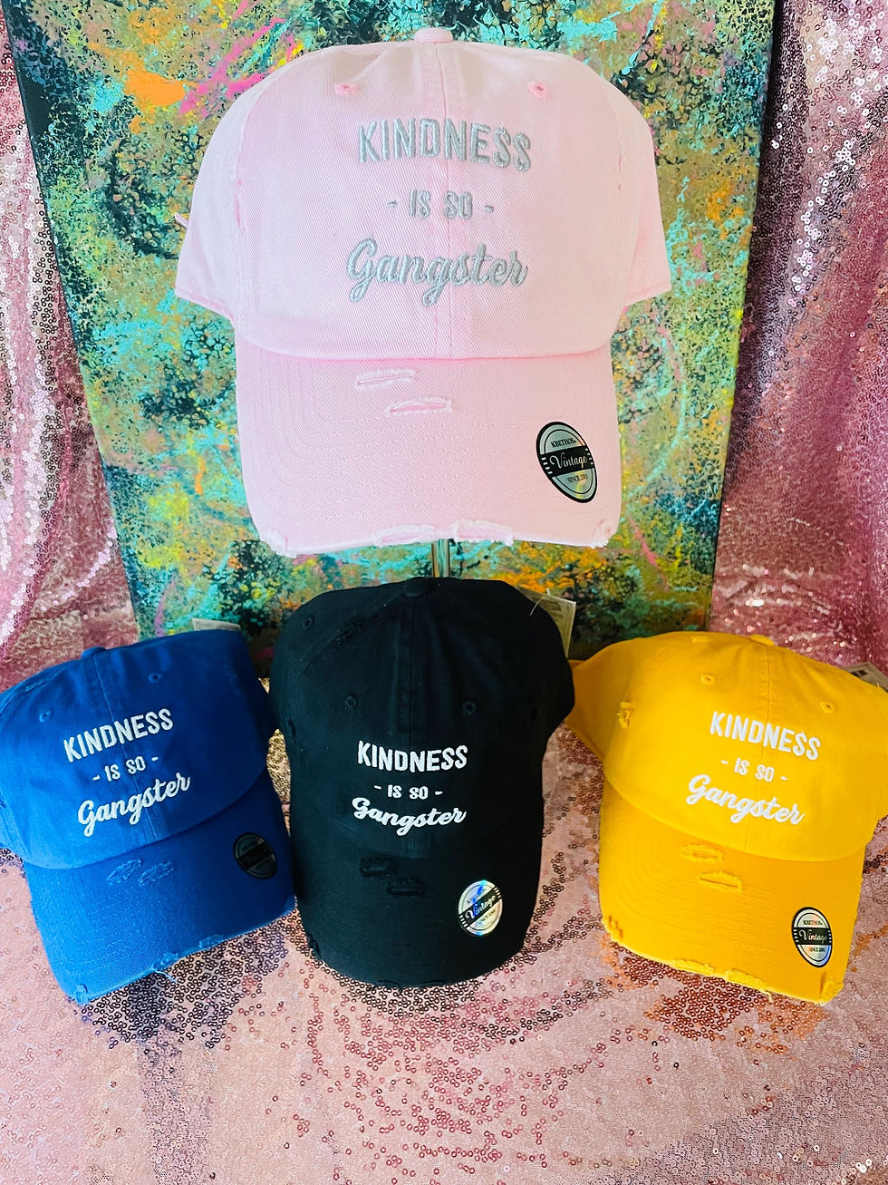 Thumbnail: Kindness is so Gangster (dad hat)