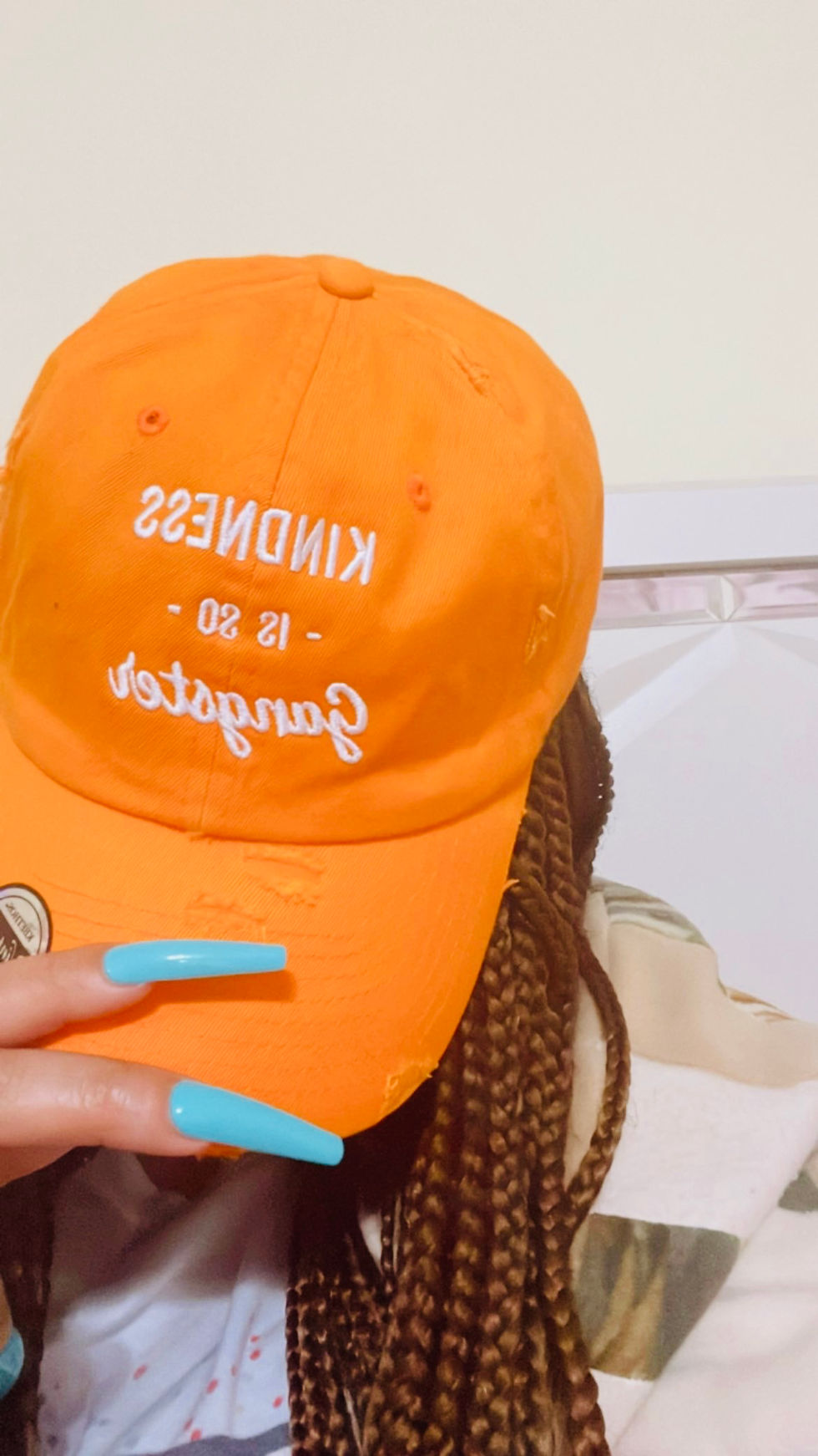 Thumbnail: Kindness is so Gangster (dad hat)