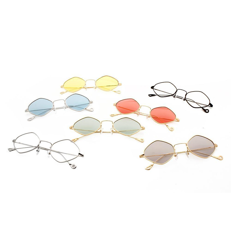 Thumbnail: BARRINGTON | Slim Diamond Shape Fashion Sunglasses