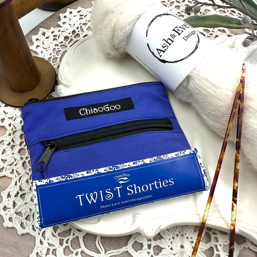 Miniaturbild: ChiaoGoo TWIST SHORTIES BLUE LACE Interchangeable Needle Set
