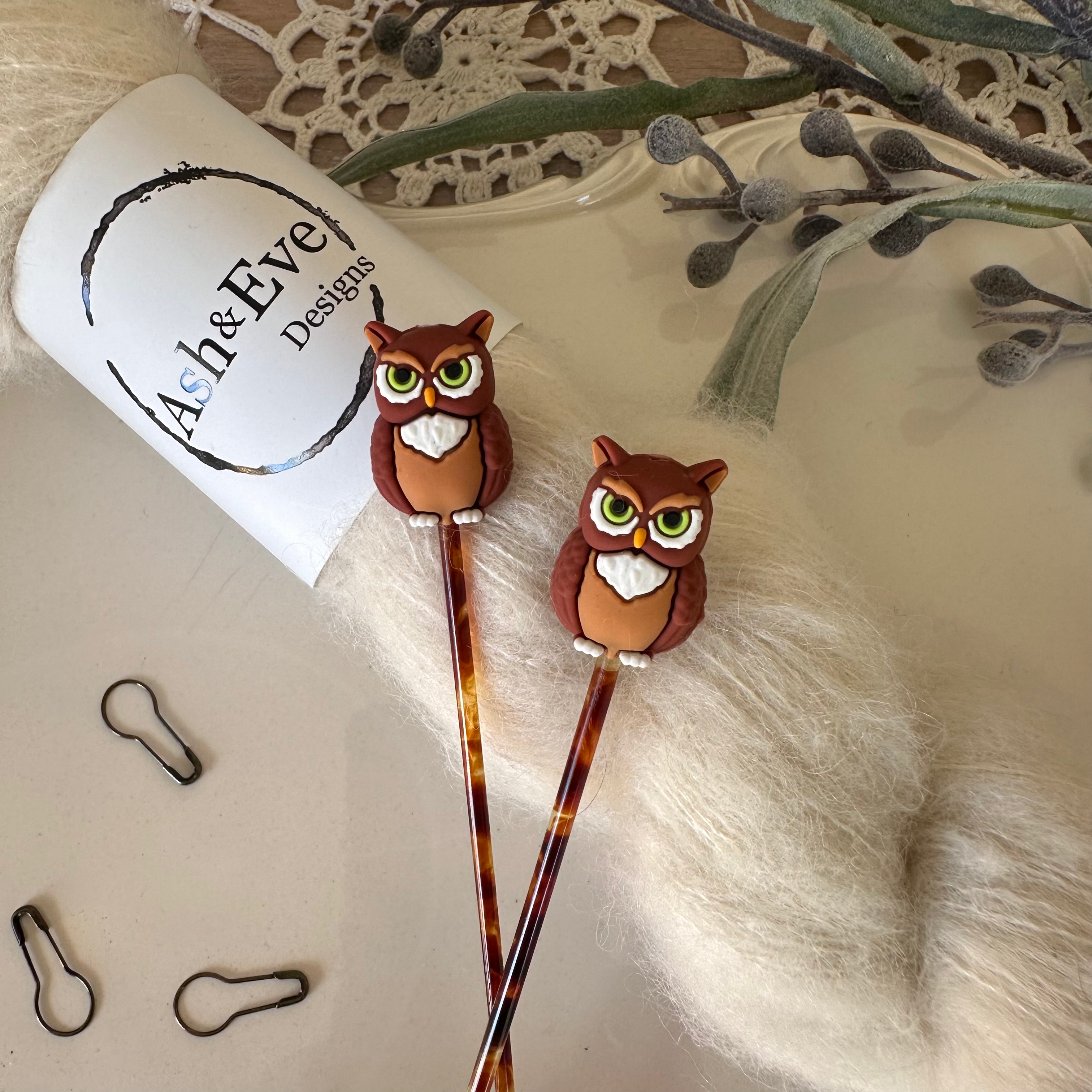 Owl Needle Stoppers