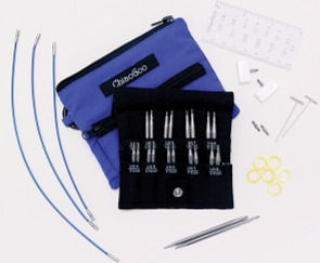 Miniaturbild: ChiaoGoo TWIST SHORTIES BLUE LACE Interchangeable Needle Set