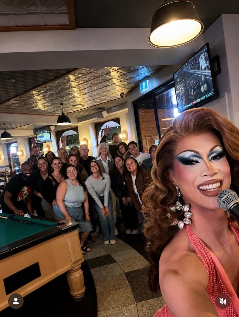 Ivory Glaze hosting Drag Bingo