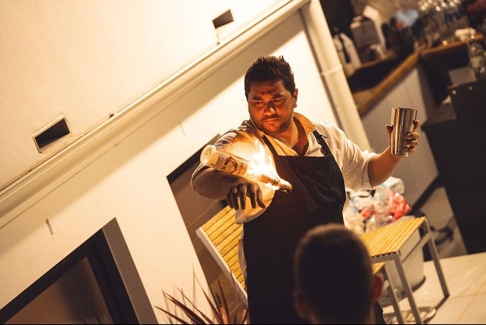 Pictured- The Bespoke Bartender, Sydney Mobile Bar and Flair Bartender www.thebespokebartender.com