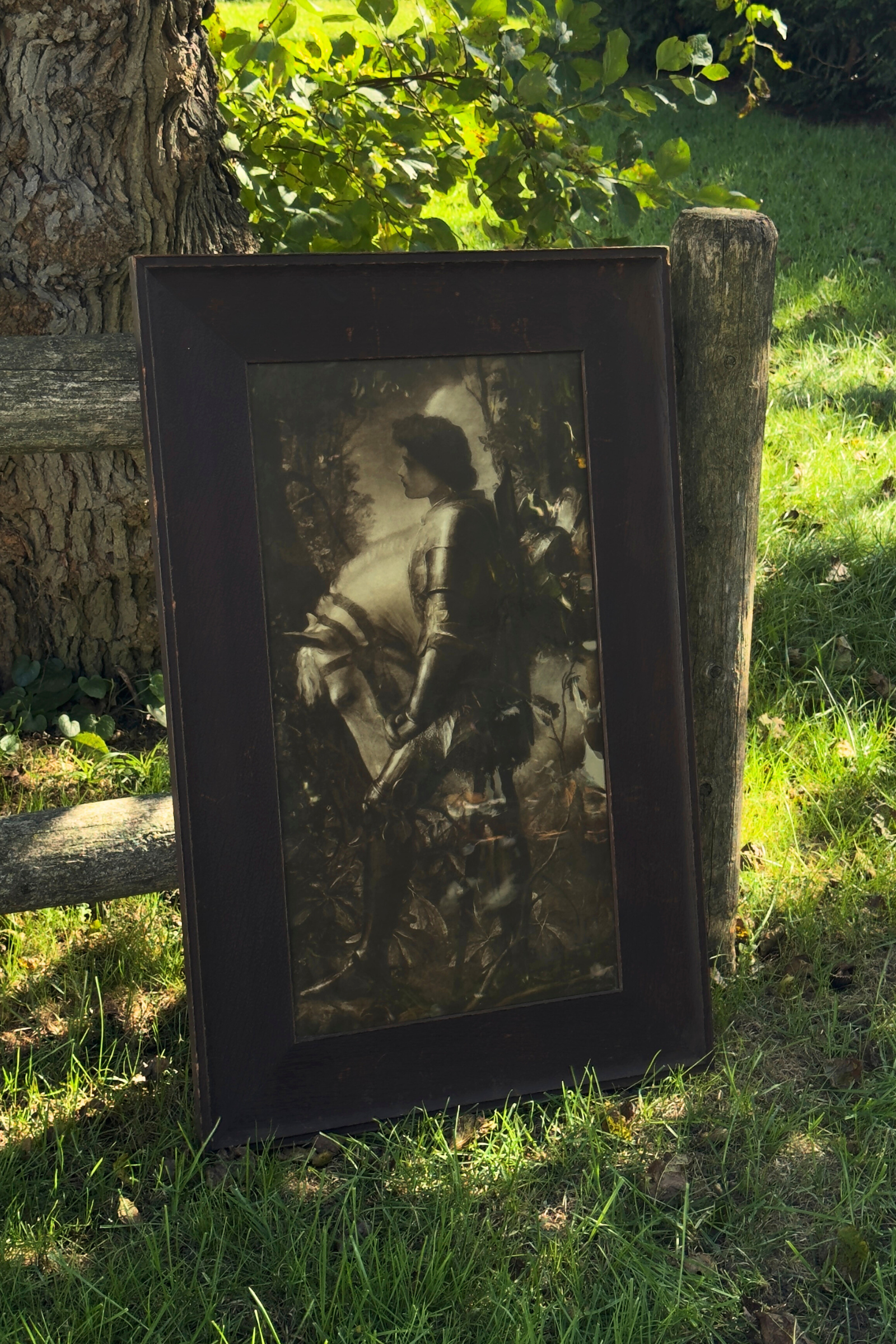 MEDIEVAL KNIGHT LITHOGRAPH