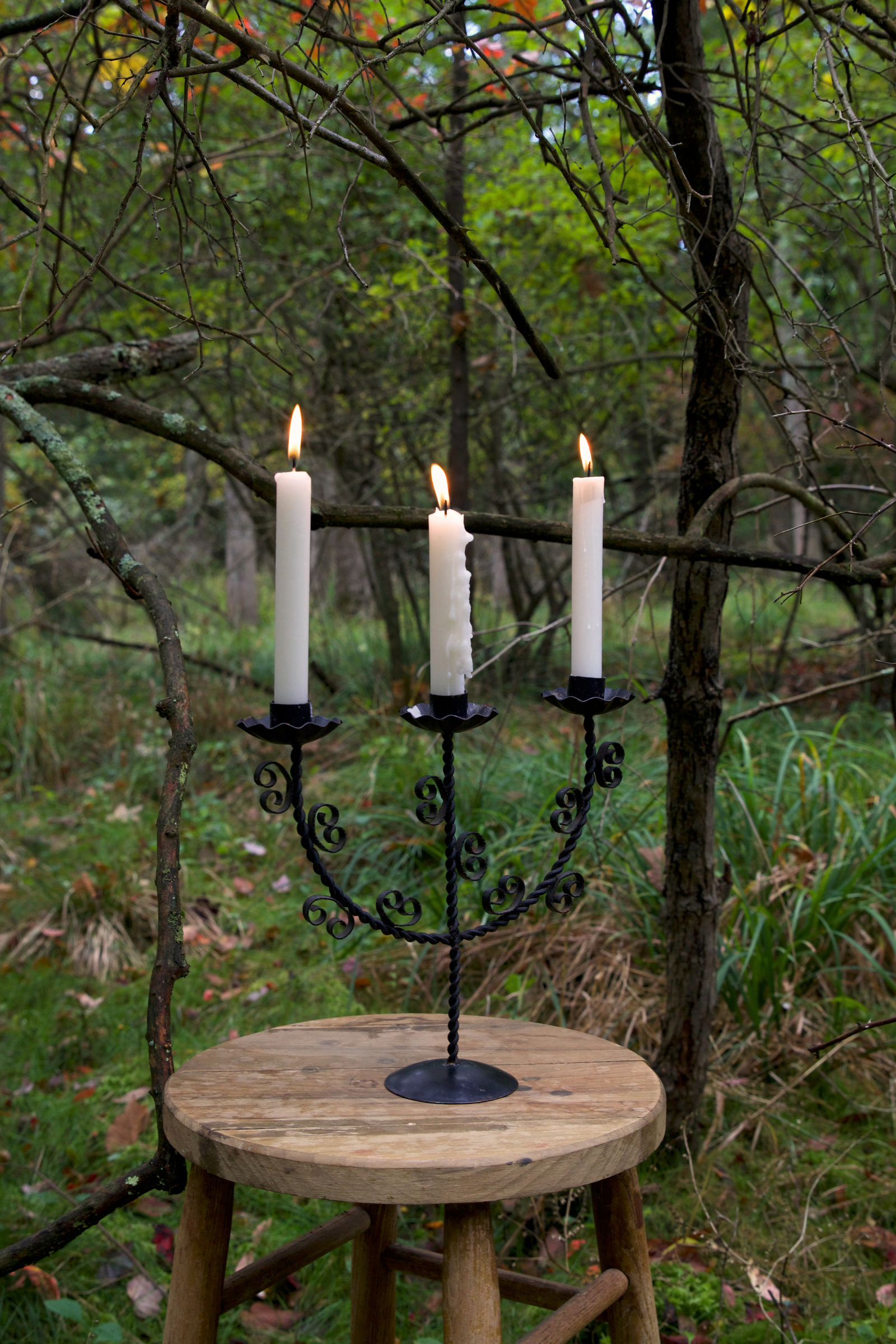 SWIRL CANDELABRA