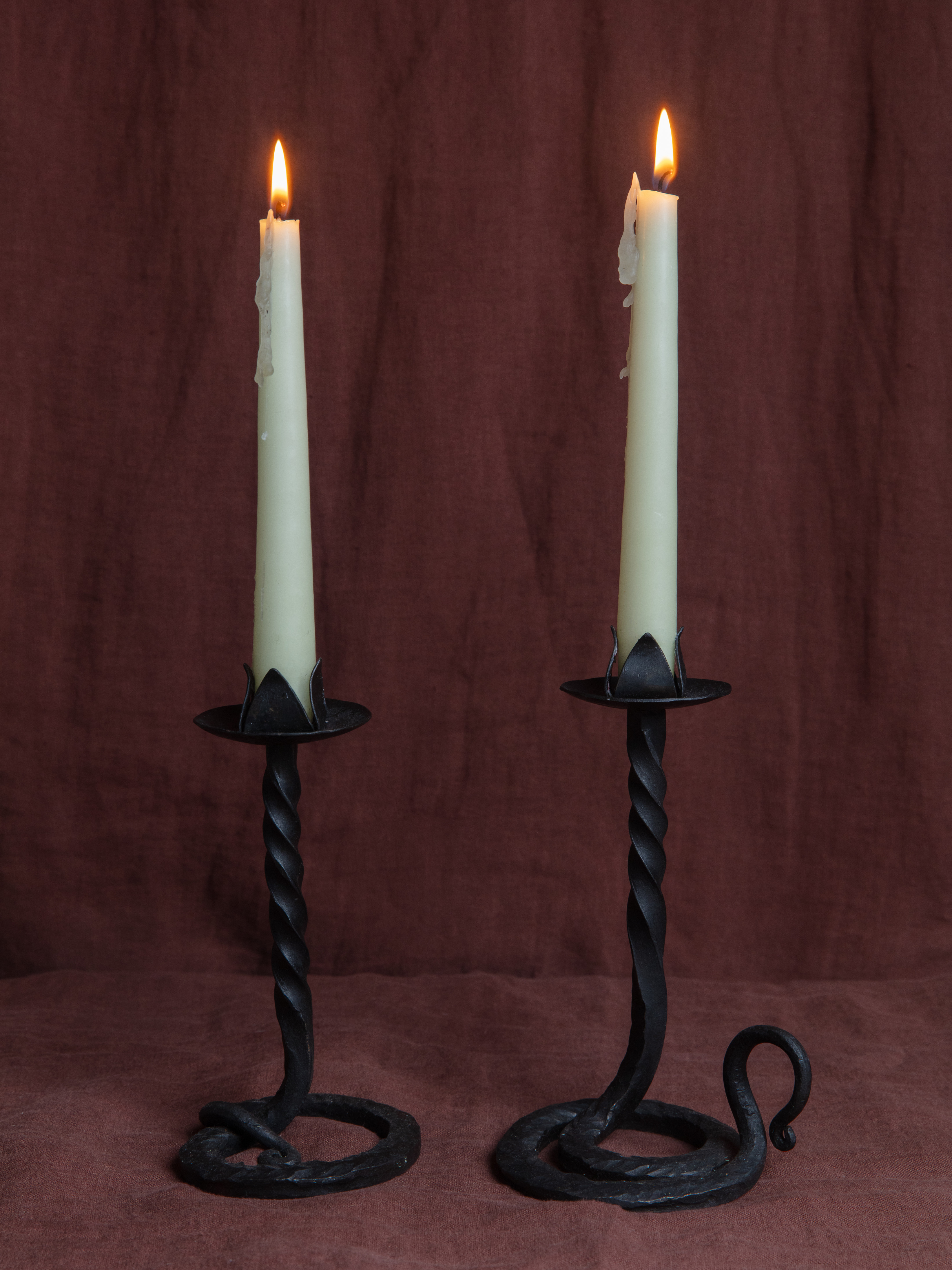 SERPENTINE CANDLESTICKS