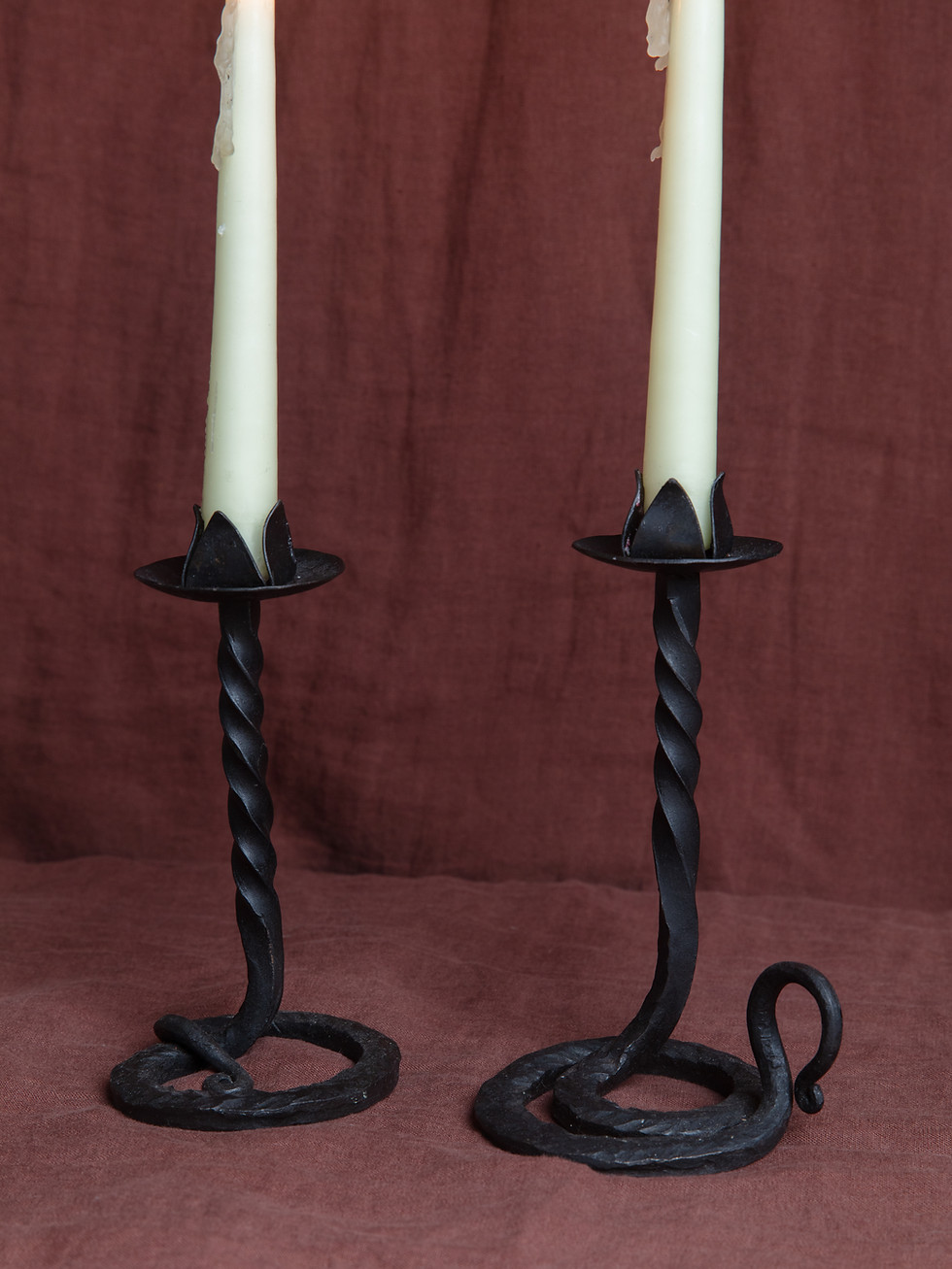 Thumbnail: SERPENTINE CANDLESTICKS