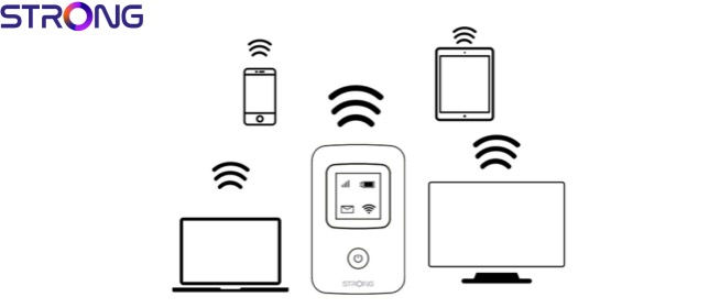 Miniature : Routeur 4G Portable 150 Mbps Strong 4GMIFI150D Hotspot 4G Portable