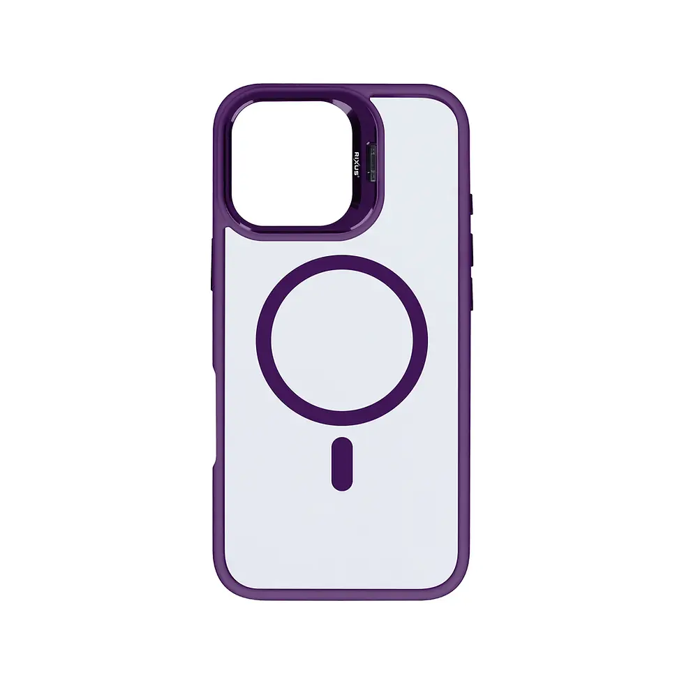Thumbnail: Coque Rixus  avec MagSafe pour iPhone 16 Pro, violet foncé