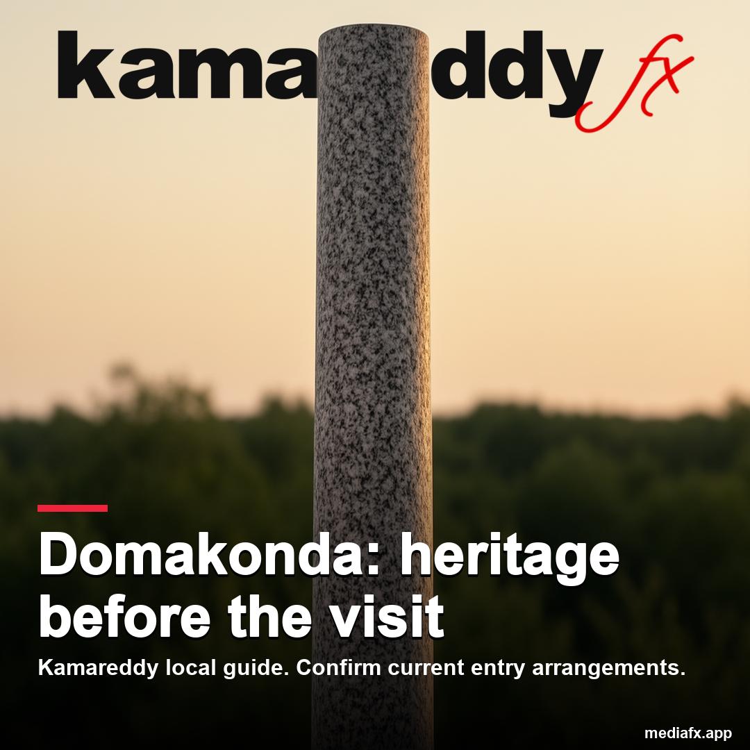 Domakonda: heritage before the visit — representative AI-generated editorial visual, not an actual location photograph.