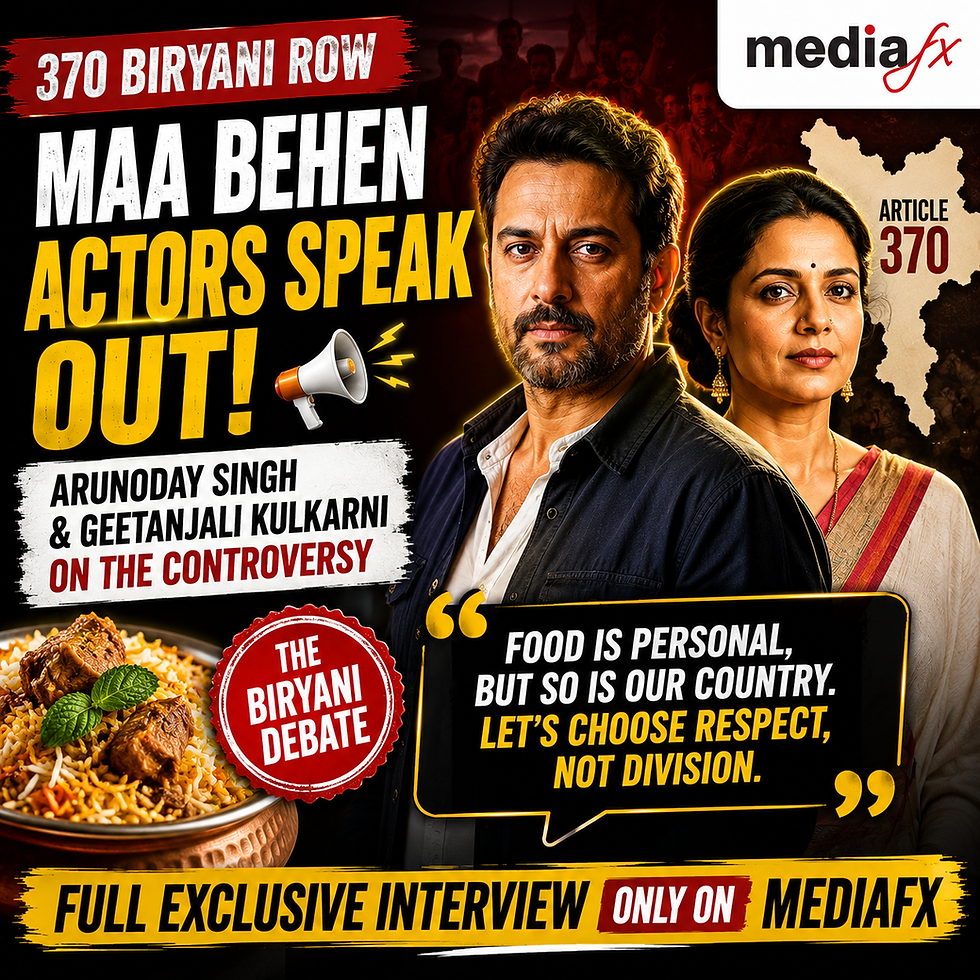 Maa Behen Actors Arunoday Singh And Geetanjali Kulkarni Speak On ₹370 Biryani Controversy