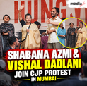 Shabana Azmi, Vishal Dadlani Join CJP Protest in Mumbai Over Electoral Roll Row