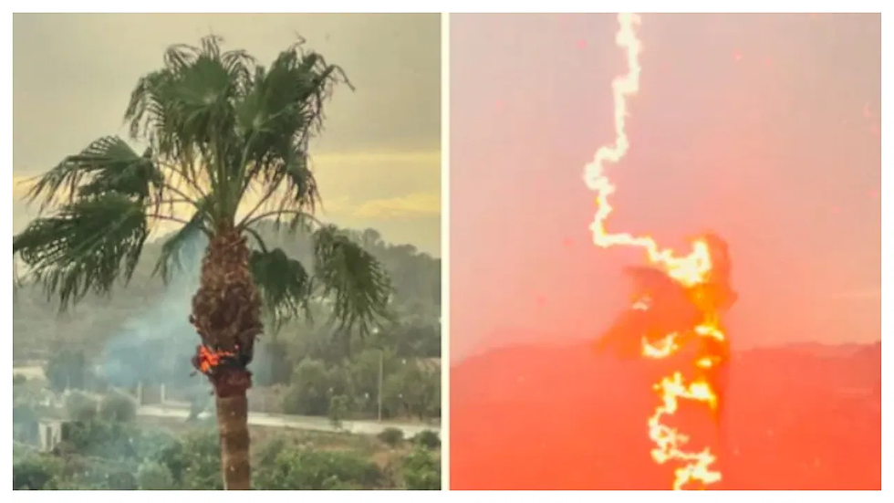#ShockingMoment: Lightning Strikes During Video Shoot, Goes Viral!