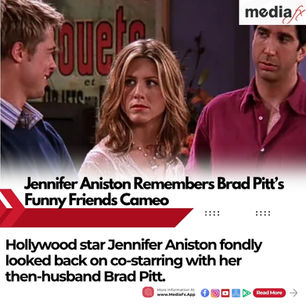 Jennifer Aniston Recalls Hilarious Moment With Ex‑Husband Brad Pitt on Friends