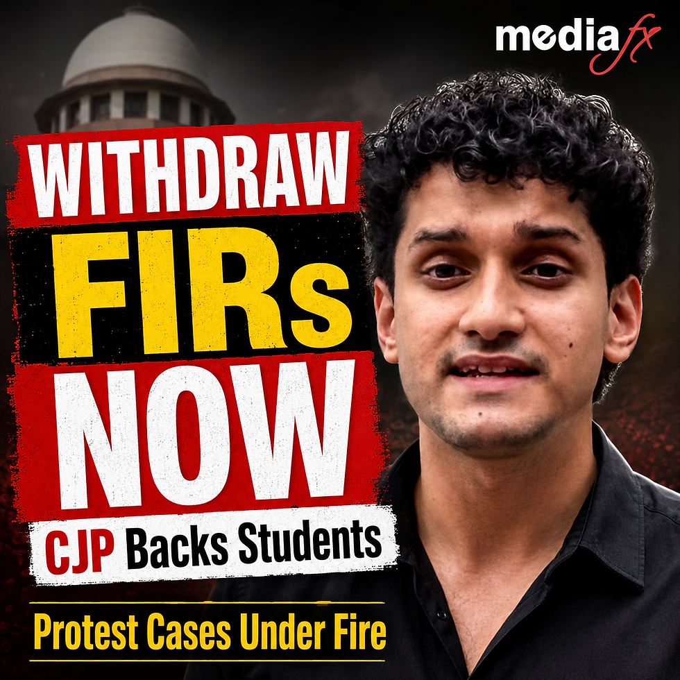 Students Need Justice, Not FIRs