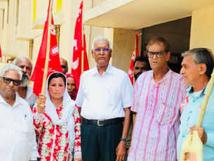 Visited Displaced Tamil Families in Narela, Delhi — CPI Will Continue to Stand With Them