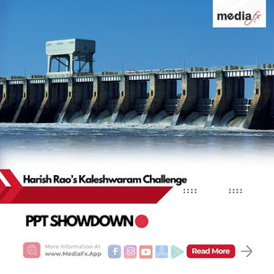 ⚡ Harish Rao Fires Back with PPT on Kaleshwaram Report 🚨